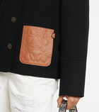 Loewe - Anagram wool and cashmere jacket