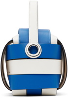 JW Anderson Blue & White Knot Top Handle Bag