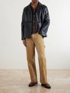 Kartik Research - Zardozi Straight-Leg Embellished Paneled Cotton-Canvas Trousers - Neutrals