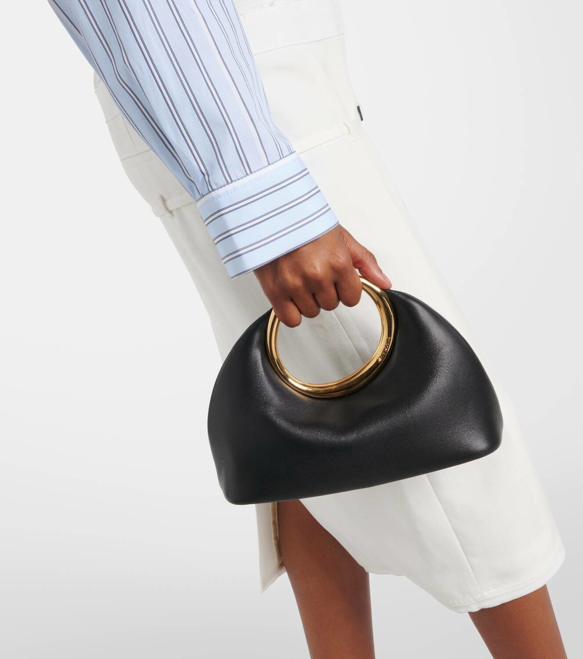 ハンドバッグ JACQUEMUS 'Le Petit Calino' handbag Jacquemus Le Petit Calino Ring Leather Top-Handle Bag