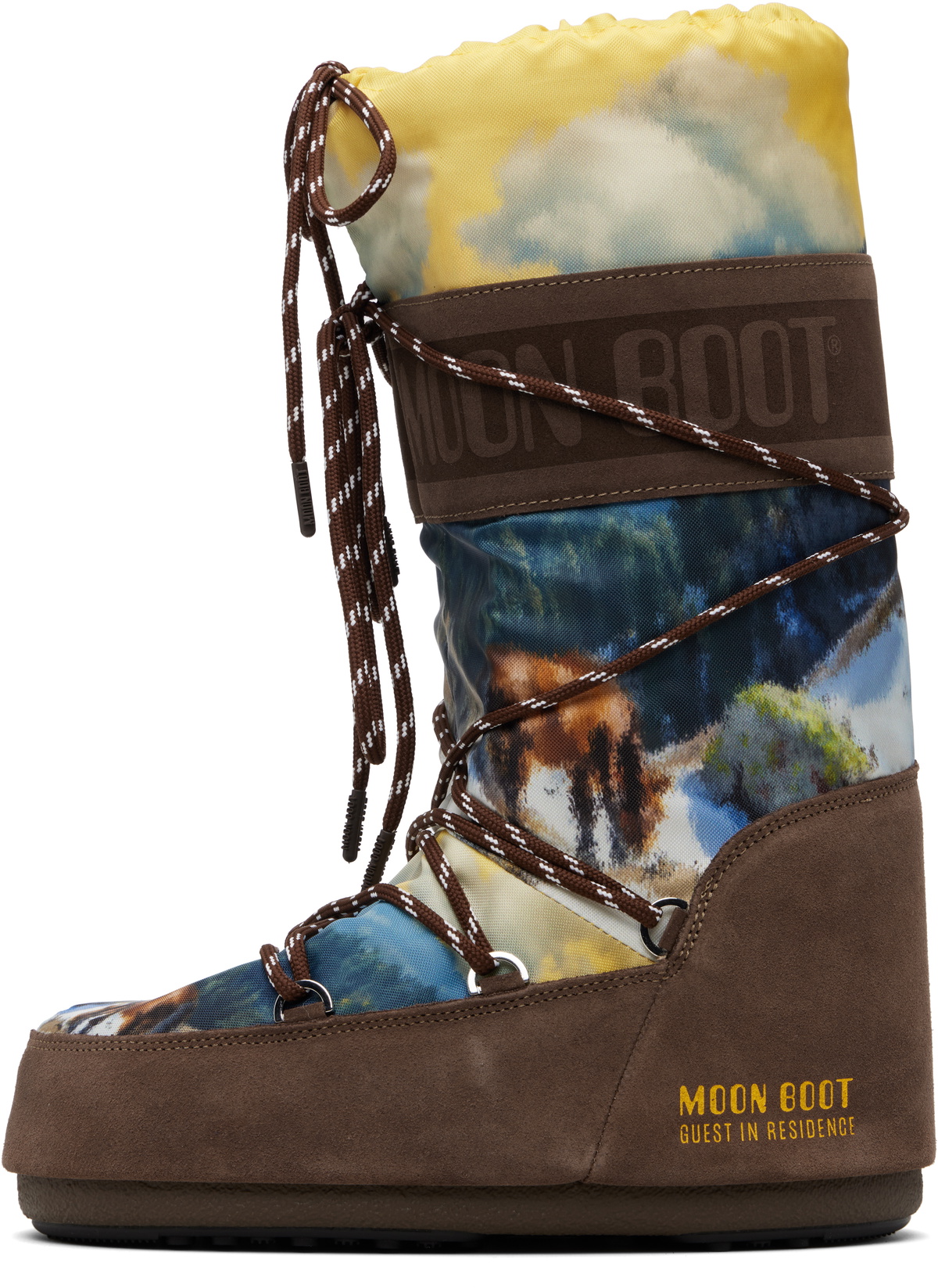 Guest in Residence Brown Moon Boot Edition Icon Postcard Boots