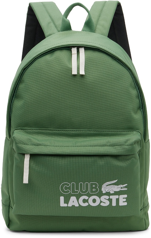 Photo: Lacoste Green Neocroc Backpack