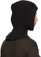 LEMAIRE Brown Hood Beanie