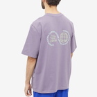 Carrier Goods Men's Globe T-Shirt in Purple Sage