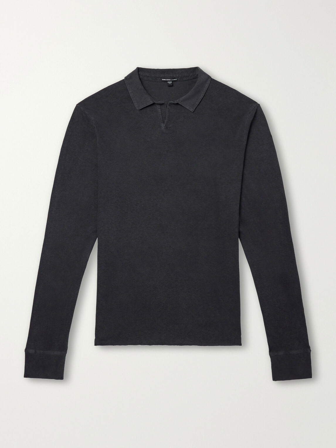 James Perse - Cotton-Twill Polo Shirt - Blue