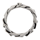 Emanuele Bicocchi Silver Soft Chain Ring