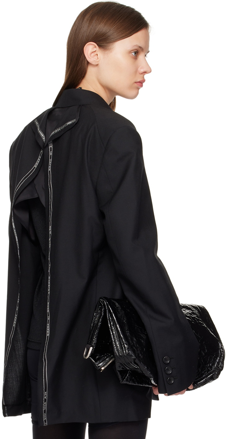 Junya Watanabe Black Open Back Blazer