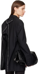Junya Watanabe Black Open Back Blazer