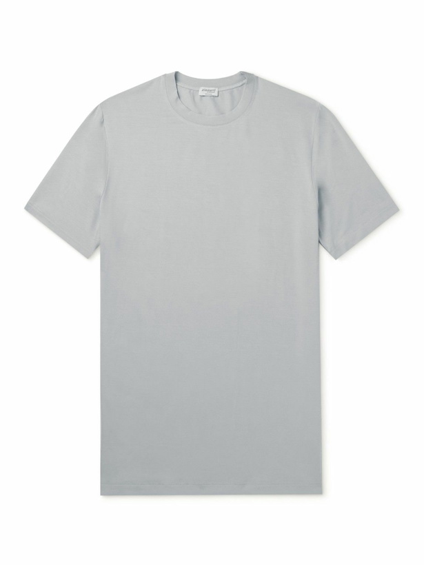 Photo: Zimmerli - Pureness Stretch-Micro Modal T-Shirt - Gray