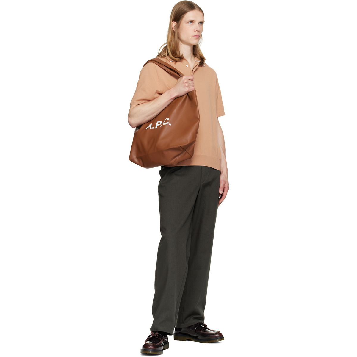 A.P.C. Brown Ninon Tote