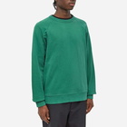 YMC Men's Shrank Crew Sweat in Green