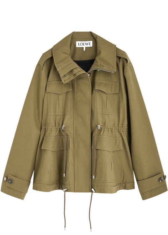 Photo: Loewe Womens 100% Cotton Green Jacket UK8/S Green Dark