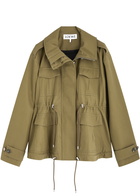 Loewe Womens 100% Cotton Green Jacket UK8/S Green Dark