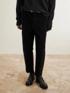 The Row - Leather Derby Shoes - Black