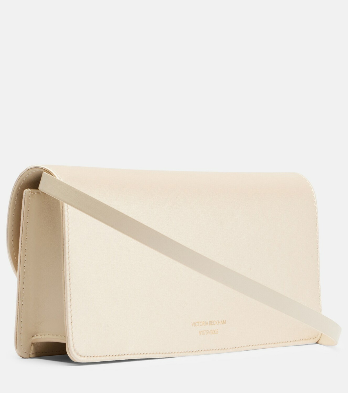 Victoria Beckham Dorian East-West satin clutch