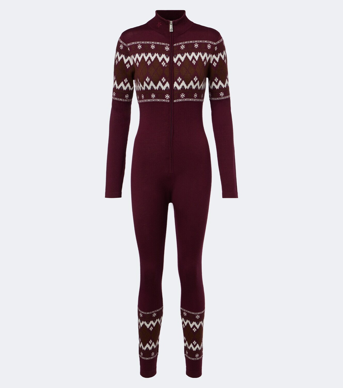 Perfect Moment Fair Isle wool catsuit