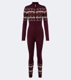 Perfect Moment Fair Isle wool catsuit