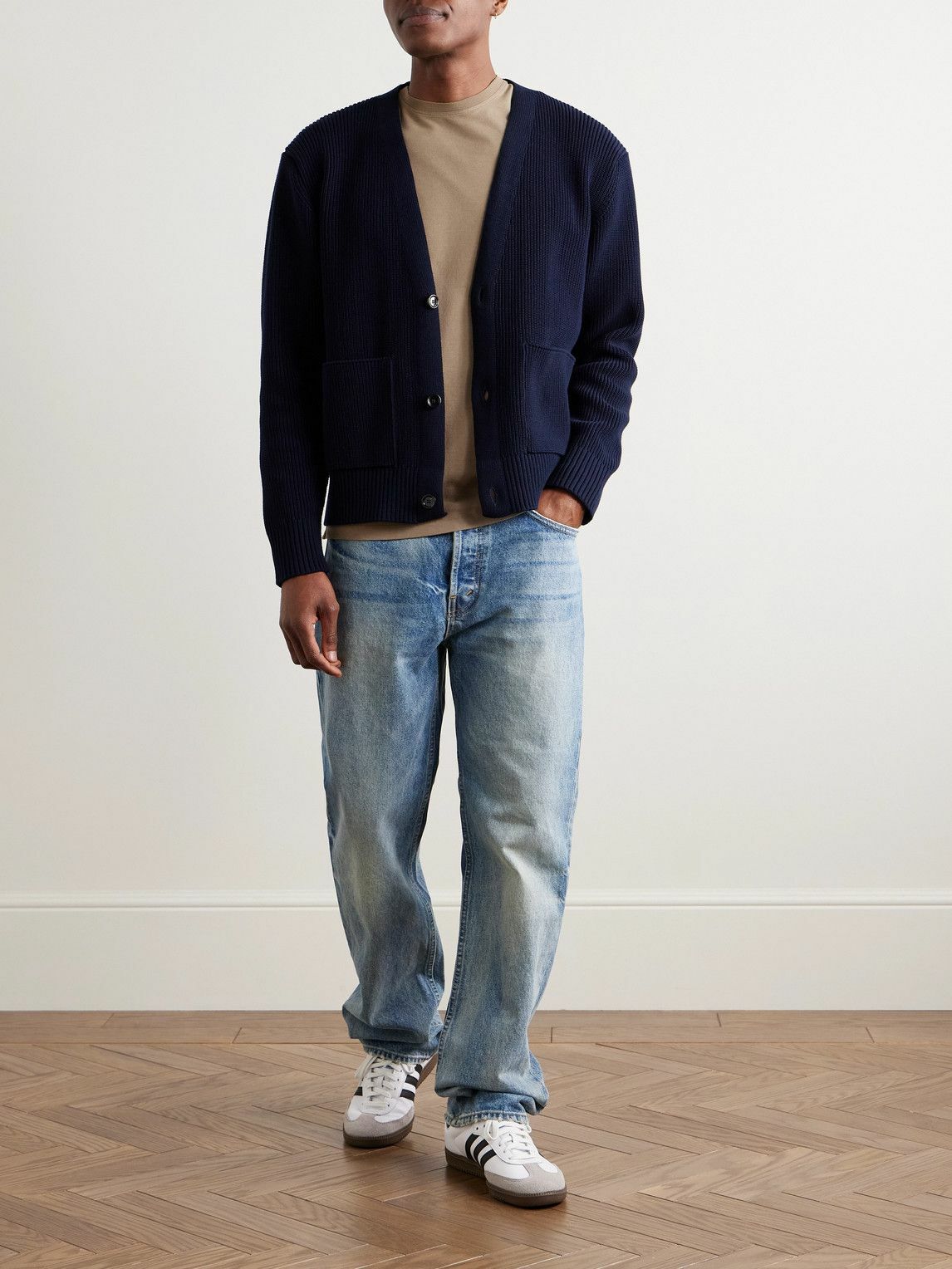 Incotex - Cotton-Jersey T-Shirt - Neutrals