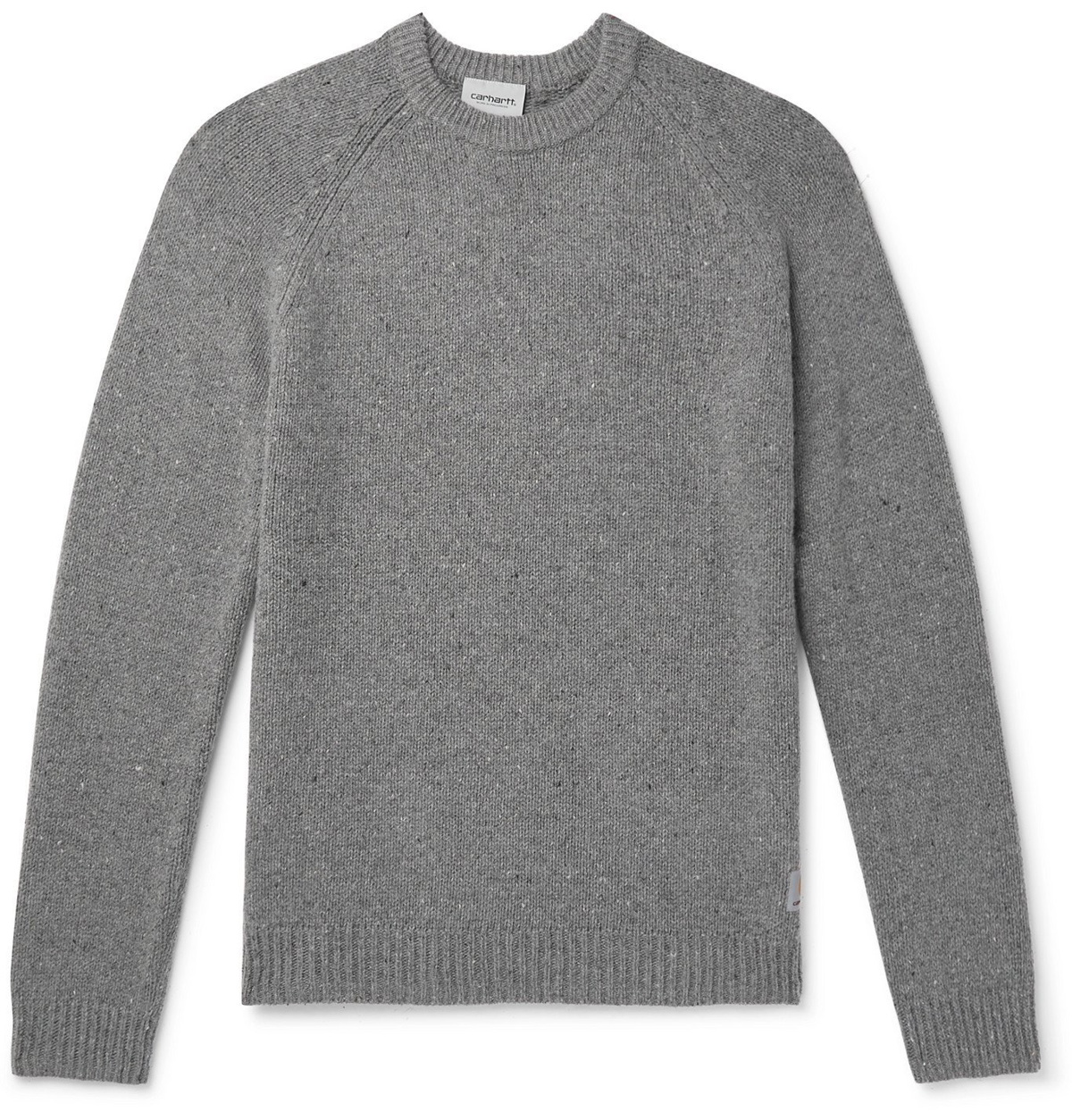CARHARTT WIP - Anglistic Mélange Wool-Blend Sweater - Gray WIP