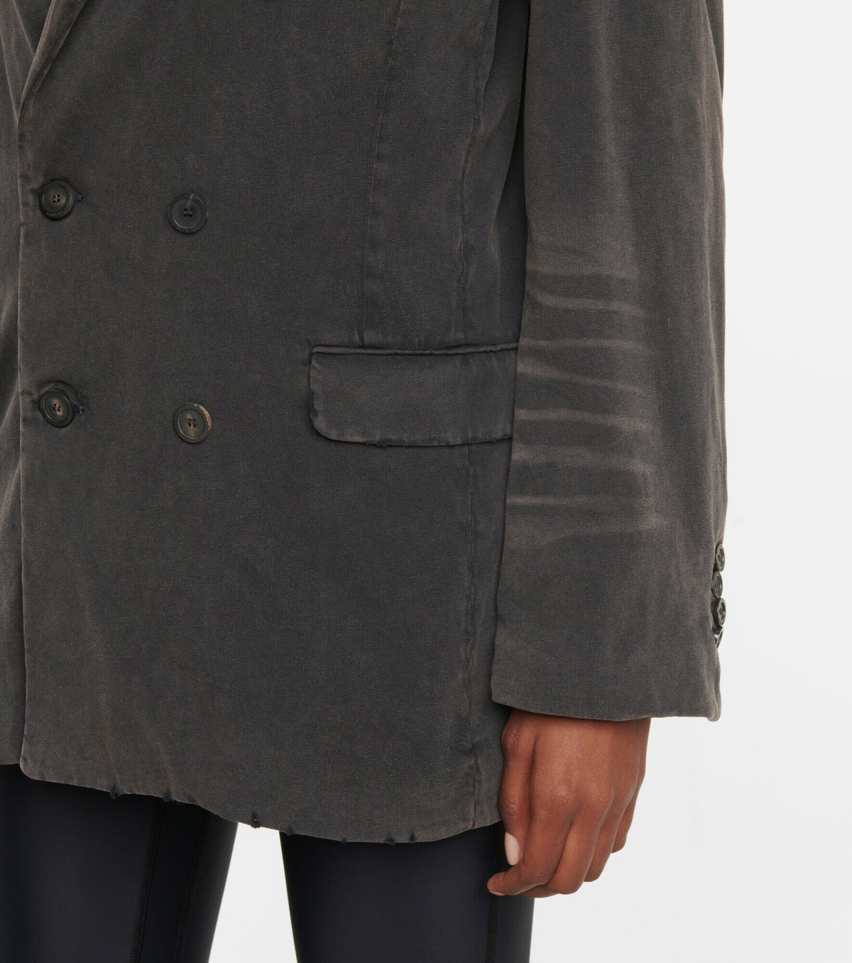 Balenciaga - Worn-Out cotton jersey blazer Balenciaga