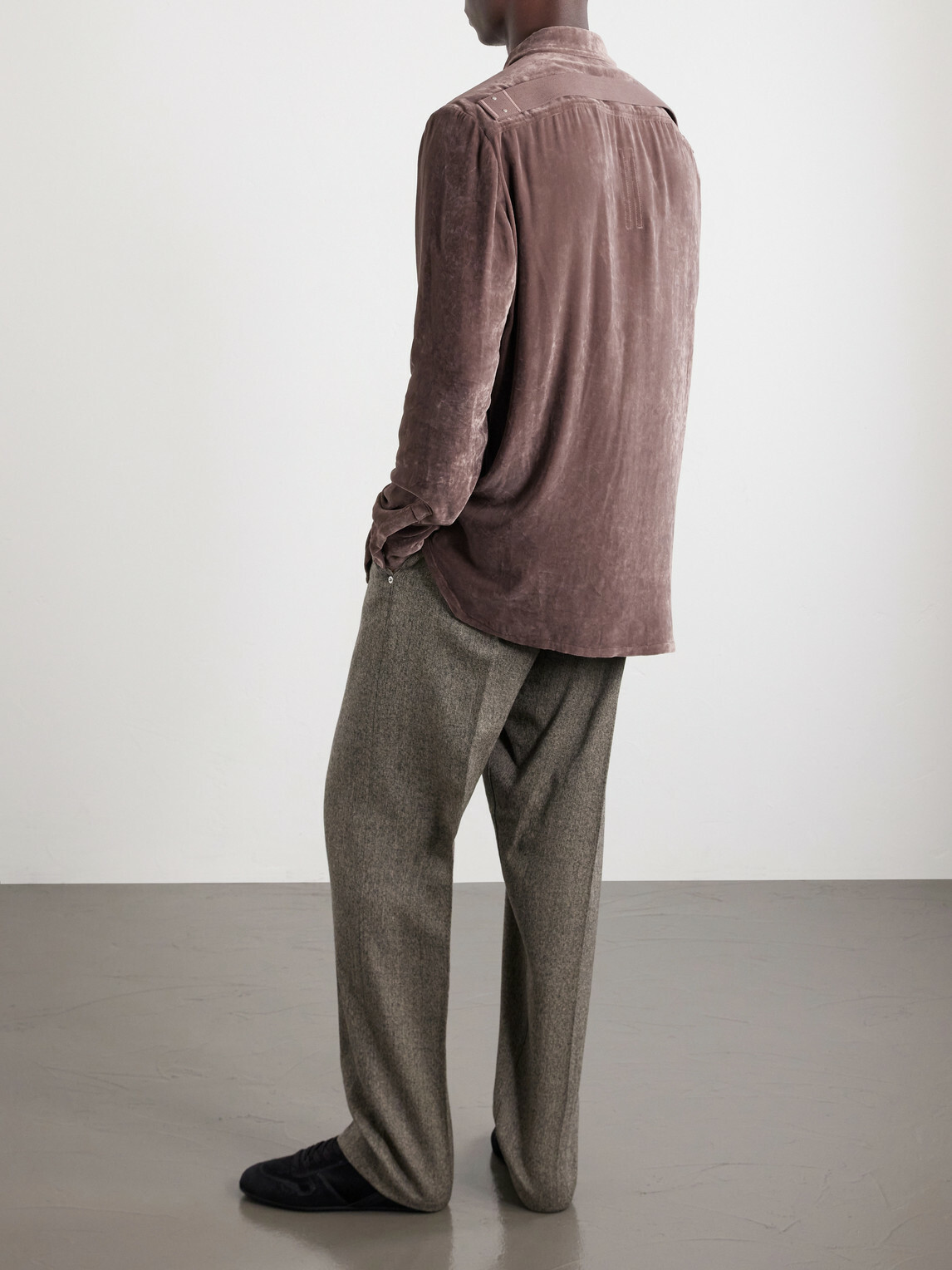 Rick Owens - Fogpocket Velour Jacket - Purple
