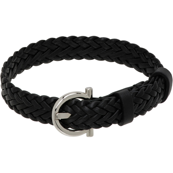 Photo: Ferragamo Braided Leather Bracelet