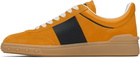 Valentino Garavani Orange & Black Upvillage Low Top Sneakers