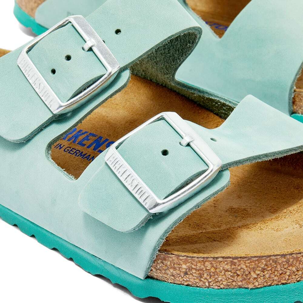 Birkenstock arizona sale washed metallic aqua