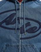 Split Logo denim Hood Jacket