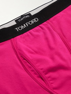 TOM FORD - Stretch-Cotton Boxer Briefs - Pink