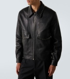 McQueen Studded leather jacket
