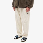 South2 West8 Men's Belted C.S. Twill Trousers in Off White