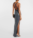 The Sei Embellished jersey gown