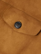 Incotex - Montedoro Suede Overshirt - Brown