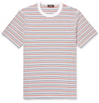 Theory - Striped Cotton-Jersey T-Shirt - White