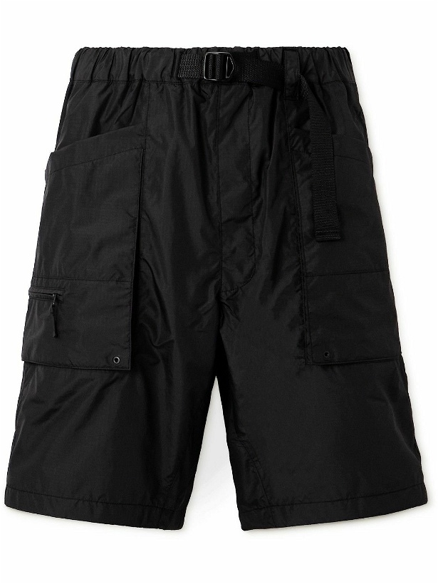 Photo: Goldwin - Straight-Leg Belted Ripstop Cargo Shorts - Black