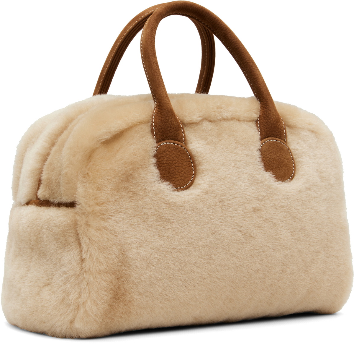 MARGESHERWOOD Beige Soft Bowling Bag