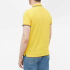 Moncler Men's Classic Logo Polo Shirt in Yellow