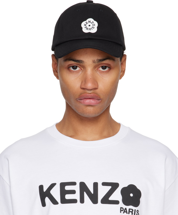 Photo: Kenzo Black Kenzo Paris Logo Patch Cap