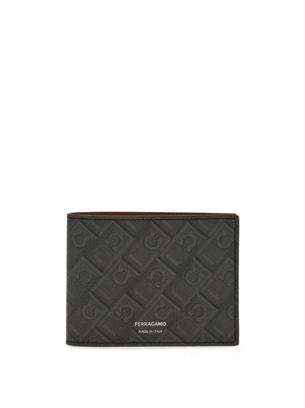 Photo: Ferragamo Mens Ferragamo Monogram wallet in Brown