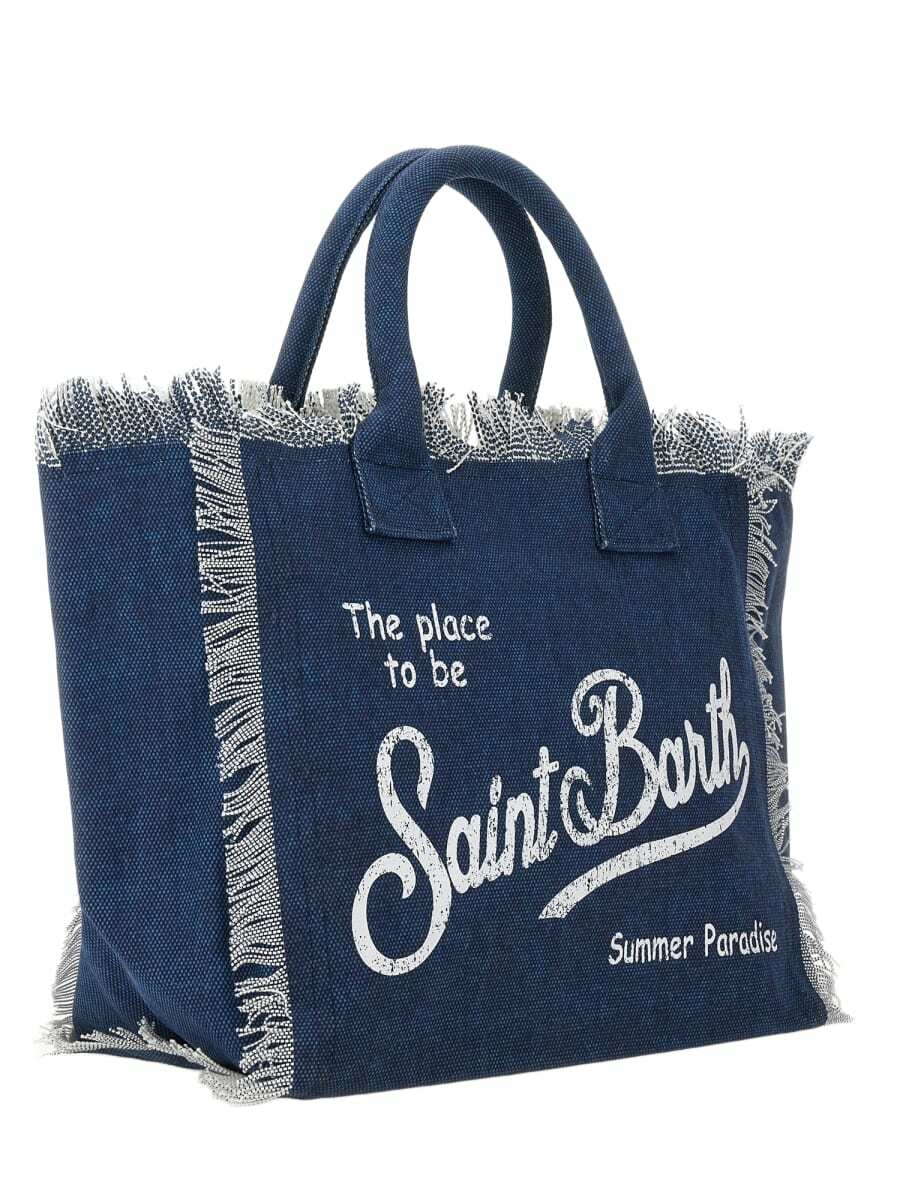 MC2 Saint Barth Logo Print Shopper Bag