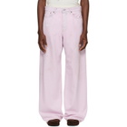 Acne Studios Pink Loose Fit 1981 Jeans