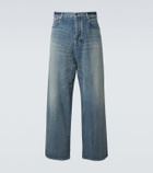 Balenciaga Distressed wide-leg jeans