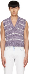 Maison Margiela Purple Cotton Vest