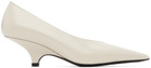 TOTEME Off-White 'The Wedge' Heels