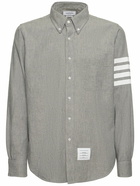 THOM BROWNE Straight Fit Chambray Shirt