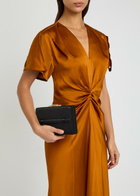 Victoria Beckham Satin box Clutch - Black - One Size