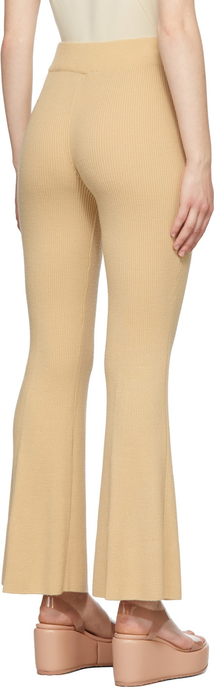 LVIR Beige Wool Knit Pants