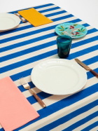 LISA CORTI Nizam Stripes Blu Rectangular Tablecloth
