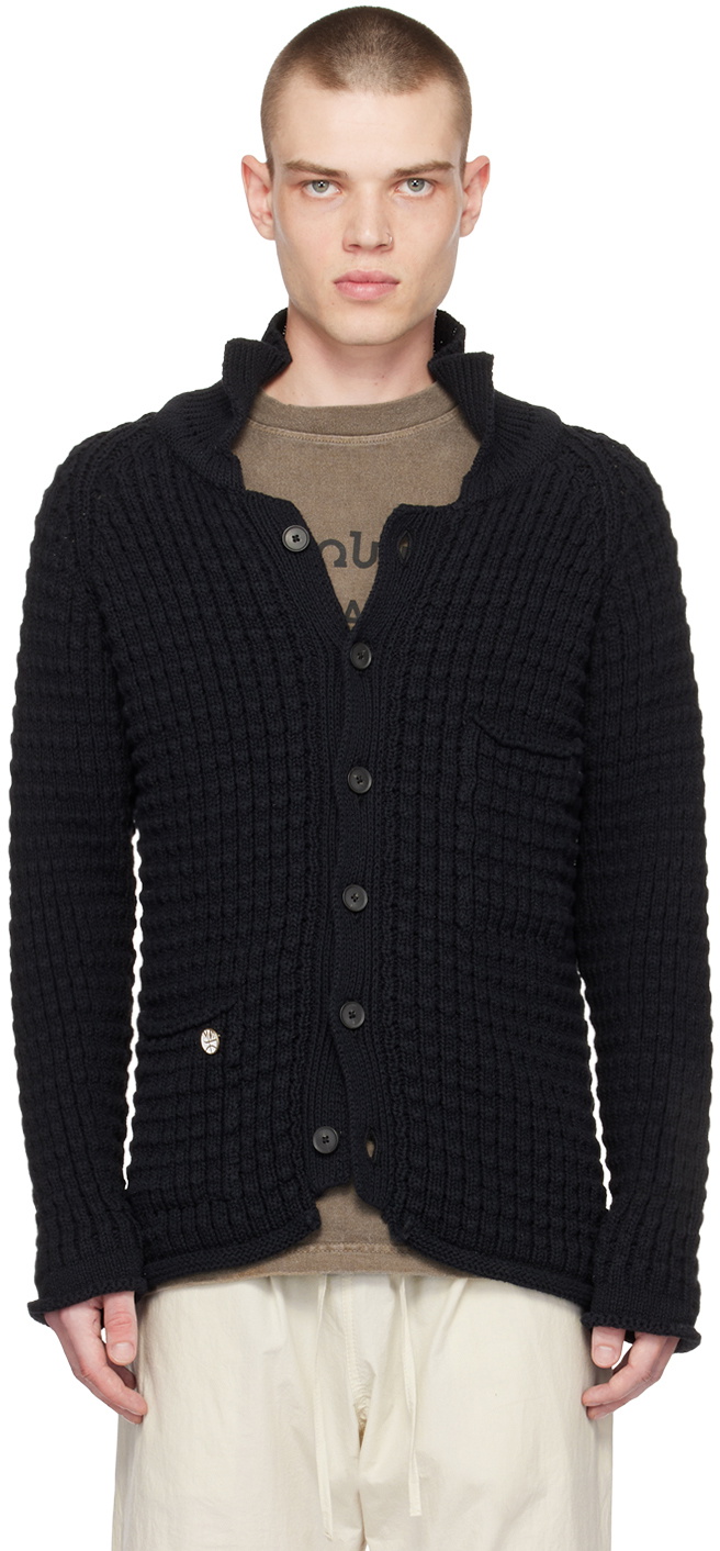 XENIA TELUNTS Black Garun Cardigan